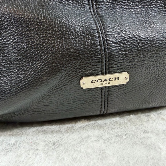 Coach Black Leather Hobo Bag - Picture 4 of 5